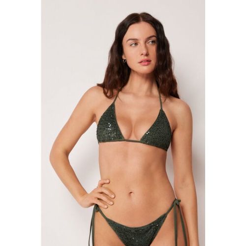 Haut de maillot triangle Sequin Net Taille M / 3 - Calzedonia - Modalova