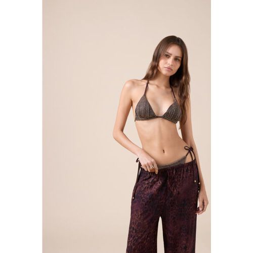 Haut de maillot triangle Brown Glitter Taille S / 2 - Calzedonia - Modalova