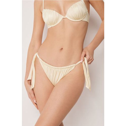 Bas de Maillot à lanières Shiny Satin Taille L - Calzedonia - Modalova