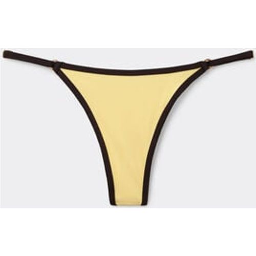 String de bain Bicolor Piping Taille TAILLE UNIQUE - Calzedonia - Modalova