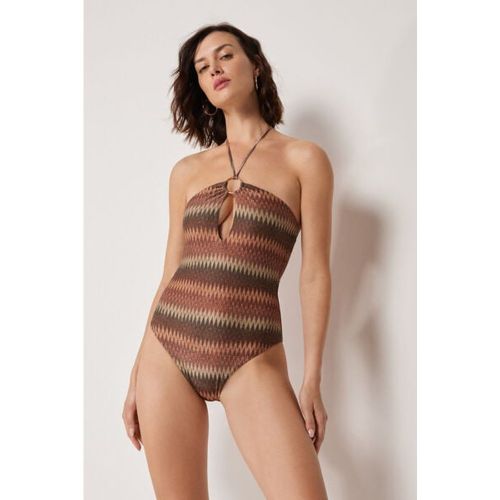 Maillot une pièce Golden Chevron Taille S - Calzedonia - Modalova