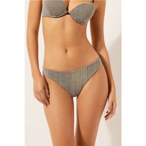 Bas de maillot Golden Stripes Taille S - Calzedonia - Modalova