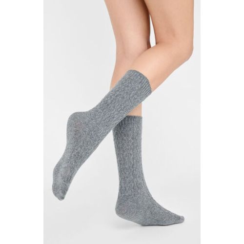 Chaussettes avec cachemire à torsades Taille TAILLE UNIQUE - Calzedonia - Modalova