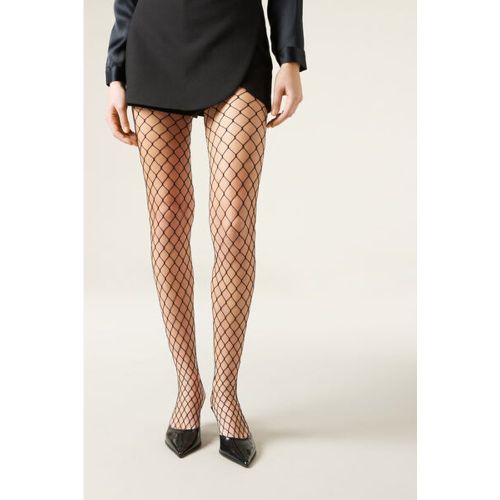 Collant en résille Large Taille S/M - Calzedonia - Modalova
