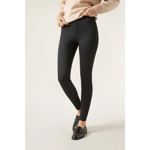 Jeans push-up skinny taille haute Soft Touch Taille XS - Calzedonia - Modalova