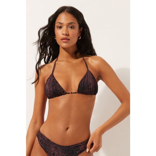 Haut de bikini triangle Dark Animalier Taille L / 4 - Calzedonia - Modalova