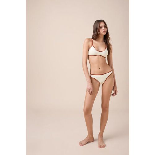 Bas de maillot Bicolor Piping Taille L - Calzedonia - Modalova