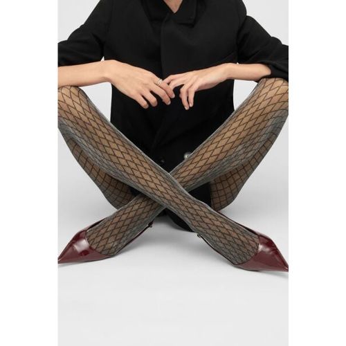 Collant voile à losanges et paillettes Taille XS/S - Calzedonia - Modalova