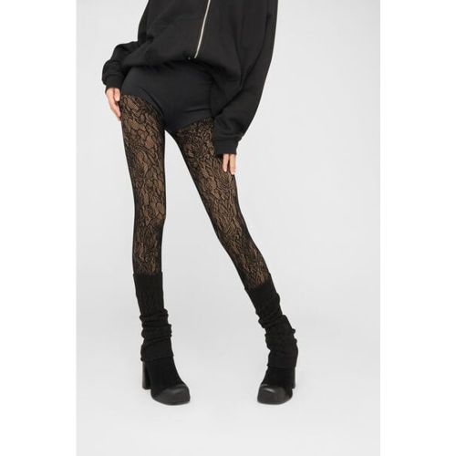 Collant thermique double en dentelle Taille L - Calzedonia - Modalova