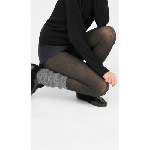 Collant en cachemire à losanges Taille XS/S - Calzedonia - Modalova