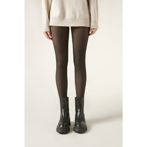 Collant polaire effet transparent 120 deniers Taille XS/S - Calzedonia - Modalova