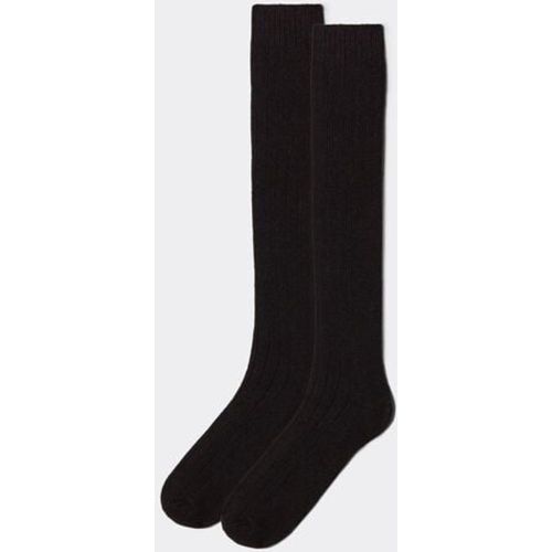 Chaussettes longues côtelées avec laine et cachemire Taille 40-41 - Calzedonia - Modalova