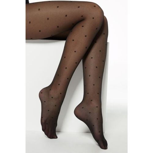 Collant Voile 30 Deniers à Motifs Pois Taille S/M - Calzedonia - Modalova