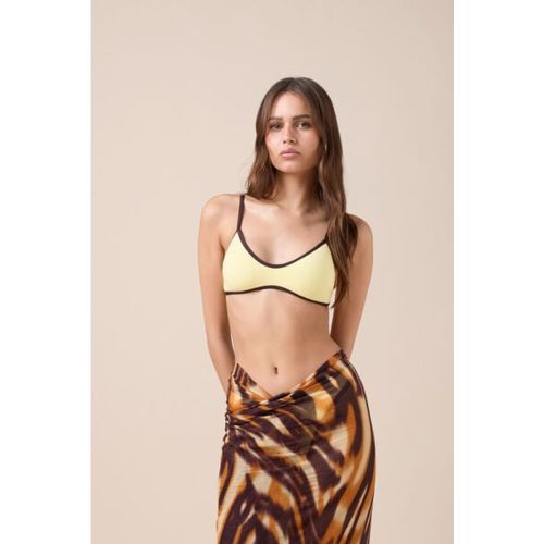 Haut de maillot brassière Bicolor Piping Taille M / 3 - Calzedonia - Modalova
