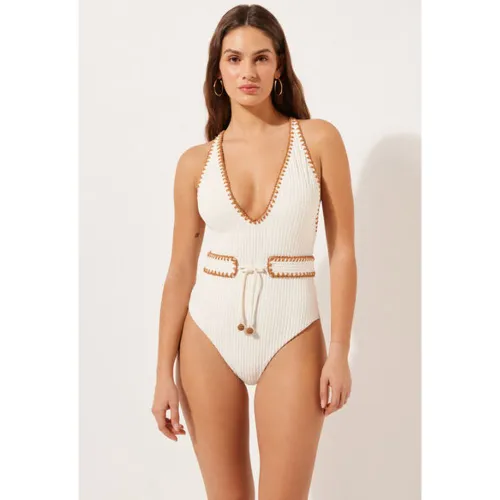 Maillot une pièce Bicolor Taille L - Calzedonia - Modalova