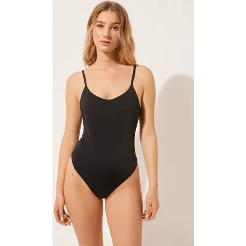 Maillot une pièce gainant légèrement rembourré Indonesia Taille L - Calzedonia - Modalova