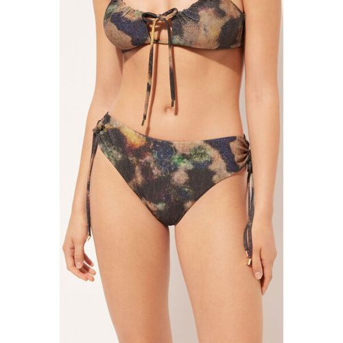 Bas de maillot à taille haute Sparkling Camouflage Taille L - Calzedonia - Modalova