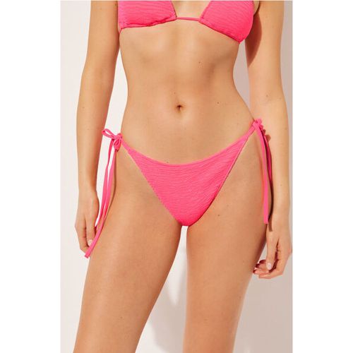 Bas de maillot à lanières Crinkle Waves Taille M - Calzedonia - Modalova