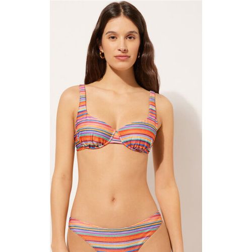 Haut de maillot balconnet Colorful Stripes Taille 36 - Calzedonia - Modalova