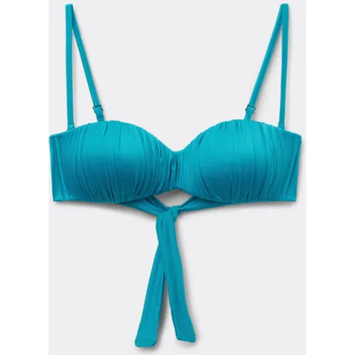 Haut de maillot bandeau rembourré progressif Shiny Satin Taille 36 - Calzedonia - Modalova