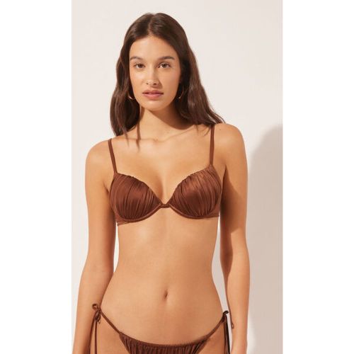 Haut de maillot push-up Shiny Satin Taille 36 - Calzedonia - Modalova