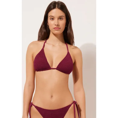 Haut de maillot triangle à rembourrage amovible Crinkle Waves Taille S / 2 - Calzedonia - Modalova