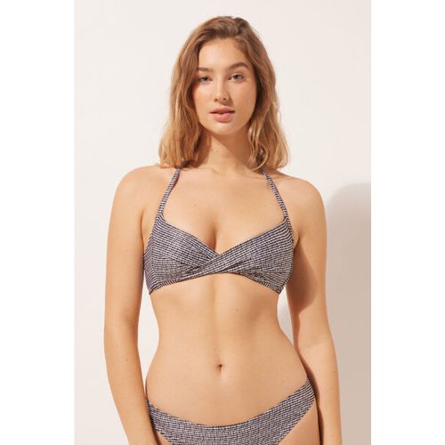 Haut de maillot triangle rembourré Black Dots Taille S / 2 - Calzedonia - Modalova