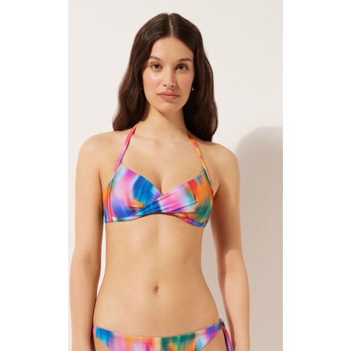 Haut de maillot triangle rembourré Rainbow Shades Taille 36 - Calzedonia - Modalova