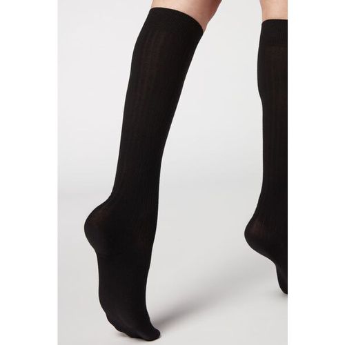 Chaussettes Longues Côtelées avec Cachemire Taille 39-41 - Calzedonia - Modalova