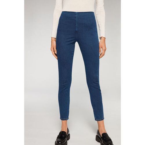 Leggings en denim skinny taille haute Taille XS - Calzedonia - Modalova