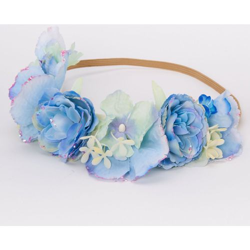 Couronne de fleurs bleues à paillettes - Claire's - Modalova
