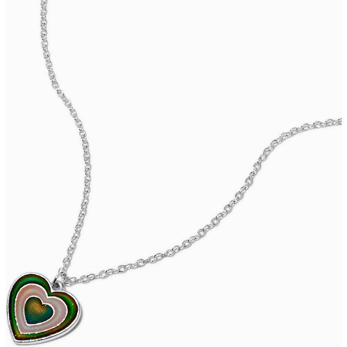 Collier à pendentif cœur battant d'humeur - Claire's - Modalova