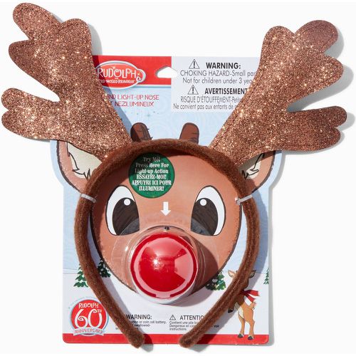 Lot serre-tête et nez qui s’allume Rudolph the Red-Nosed Reindeer® - Claire's - Modalova