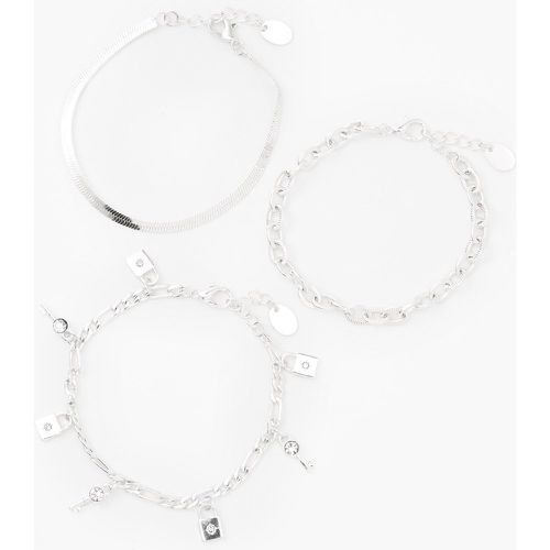 Bracelets chaîne couleur - Lot de 3 - Claire's - Modalova