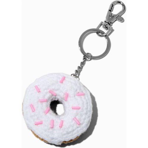 Porte-clés en crochet donut orné de paillettes - Claire's - Modalova