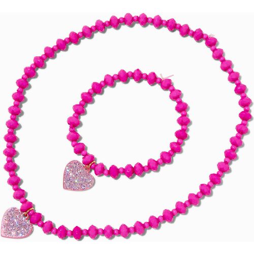 Parure de bijoux perlés cœur Club - Lot de 2 - Claire's - Modalova