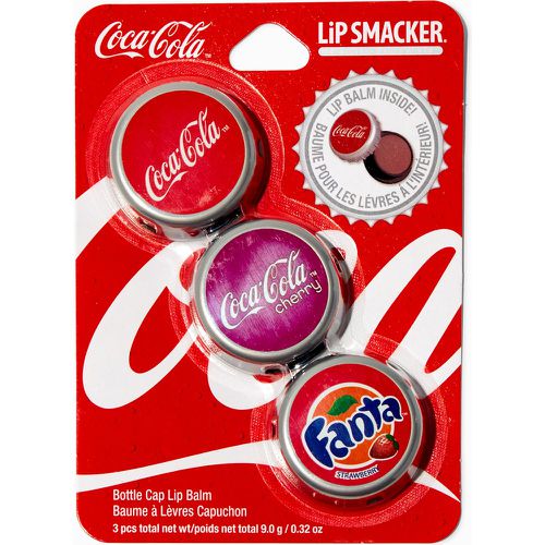 Baumes à lèvres bouchon de bouteille Coca-Cola® Lip Smacker® - Lot de 3 - Claire's - Modalova