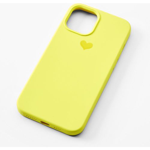 Coque de portable cœur fluo - Compatible avec iPhone® 12 Pro Max - Claire's - Modalova