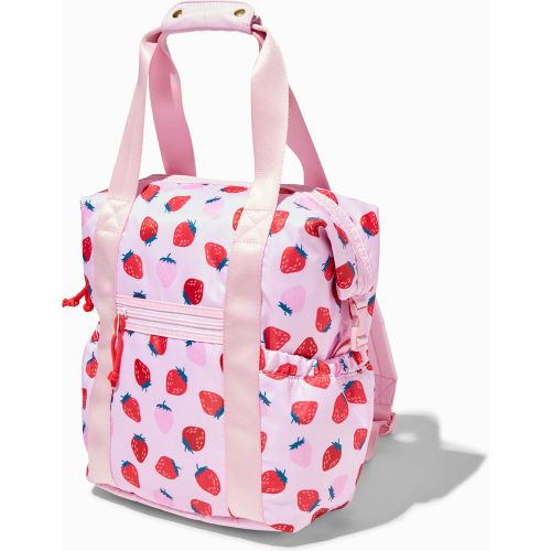 Sac à dos style cabas en nylon imprimé fraise - Claire's - Modalova