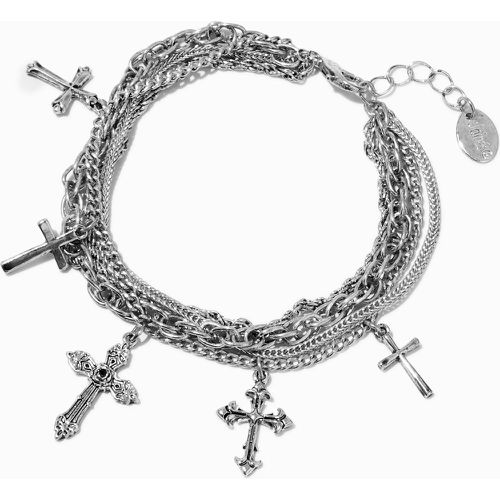 Bracelets de chaîne multi-rangs à breloques croix couleur - Claire's - Modalova