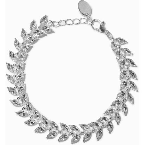 Bracelet de chaîne couleur feuilles en strass - Claire's - Modalova