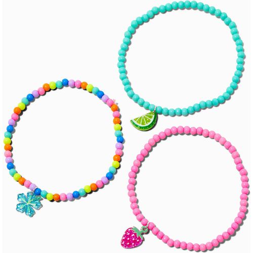 Bracelets de cheville perlés fruit d’été Club - Lot de 3 - Claire's - Modalova