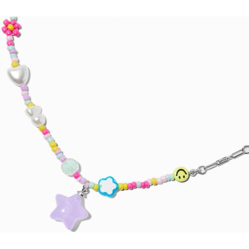 Collier à pendentif étoile perlé aux designs variés pastel - Claire's - Modalova
