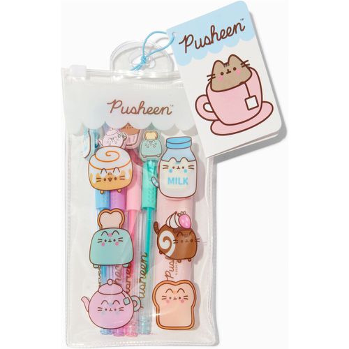 Claire's Lot de stylos « Tea Party » ® - Lot de 5 - Pusheen - Modalova