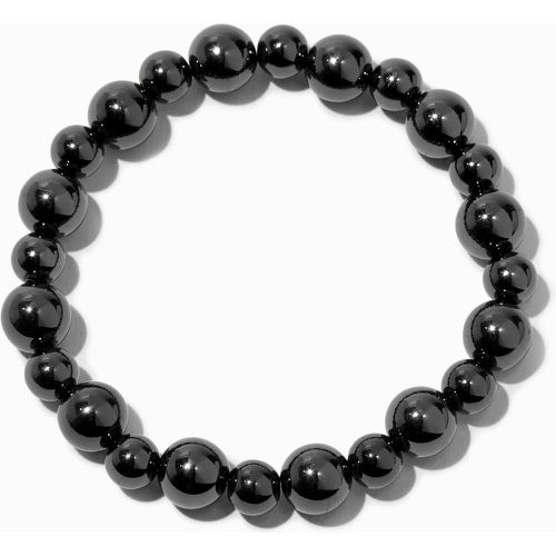 Bracelet élastique perlé couleur hématite - Claire's - Modalova