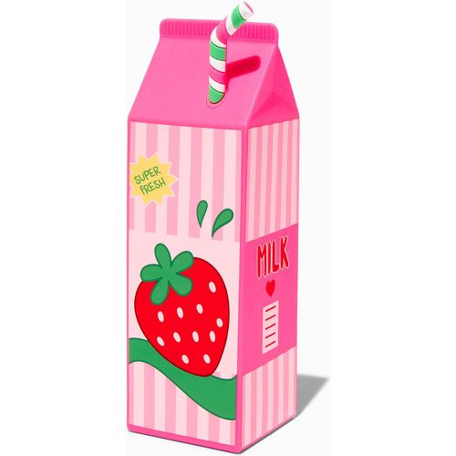 Trousse à crayons carton de lait fraise - Claire's - Modalova