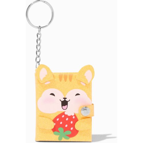 Porte-clés mini journal intime à paillettes hamster fraise - Claire's - Modalova