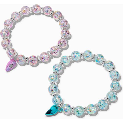 Bracelets perlés pailletés cœur fendu en deux Best Friends - Lot de 2 - Claire's - Modalova