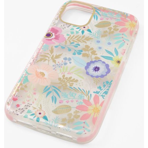 Coque de protection pour portable transparente florale - Compatible avec iPhone® 11 - Claire's - Modalova