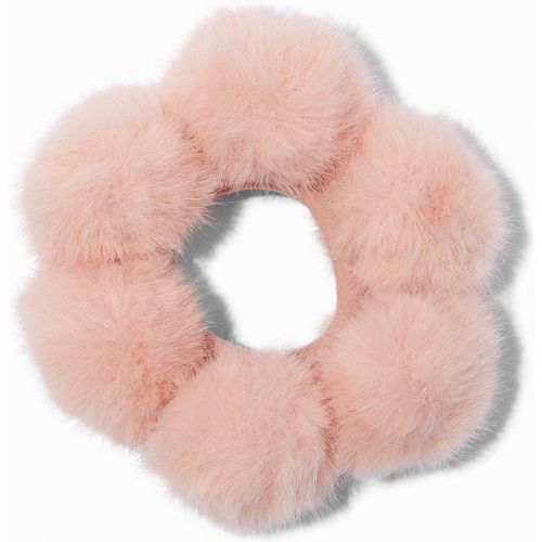 Chouchou pompon en fausse fourrure tendre - Claire's - Modalova